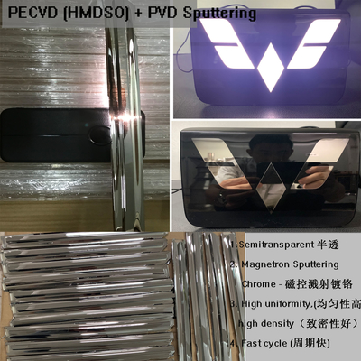 알루미늄 진공 금속화 HMDSO 고급 코팅 공정 PVD 코팅 기계