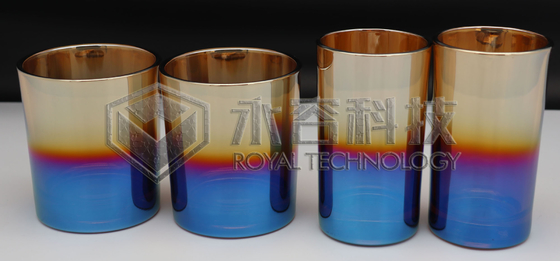 유리 컵 용 PVD ARC 이온 도금 기계-무지개, 녹색, 파란색, 보라색, 금색, 호박색