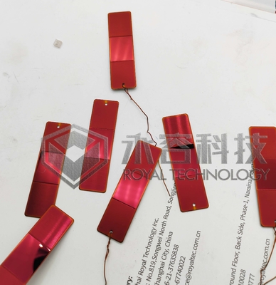 뒤레이블 PVD 빨간색 마무리와 빨간 칼라코팅, PVD 색은 빨간 마무리 스테인레스 강판을 코팅했습니다,