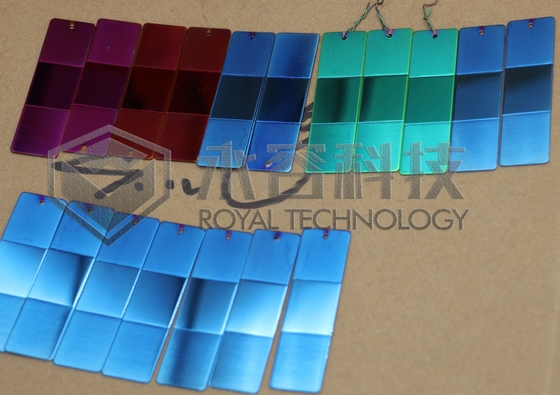 PVD 네이비 블루, PVD 연하늘색, SS 시트, PVD 청색 코팅 기계 위의 PVD 사파이어 빛이 코팅