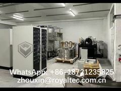 2번째 PVD 기계는 폴란드 유리제품과 글라스 컵 코팅에서 설립되었습니다